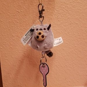 Retractable Pusheen Keychain